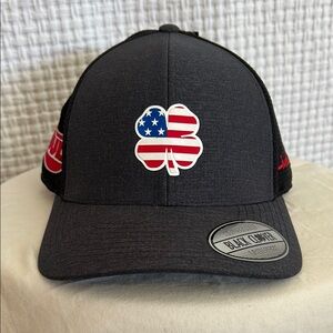 Black Clover Men's Black Gray and red Hat